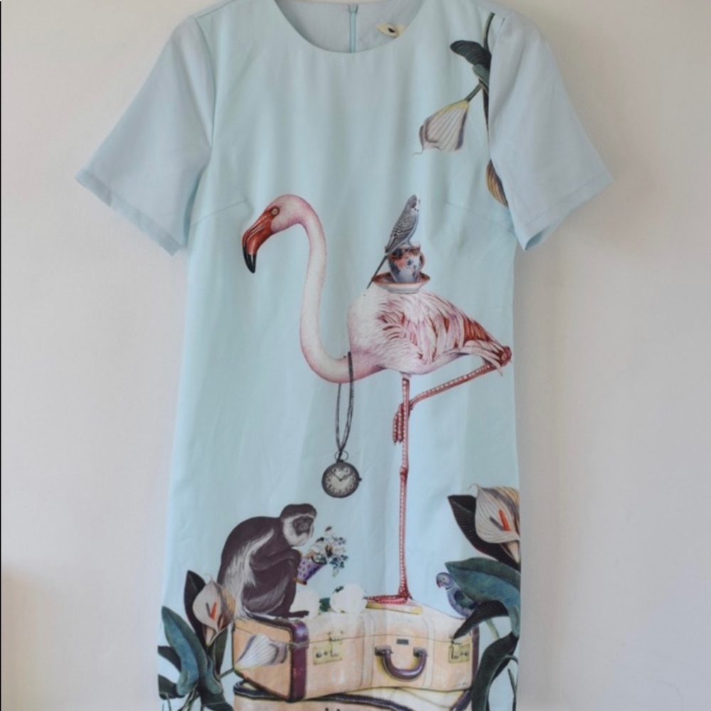 Yumi Tropical Vintage-style Dress